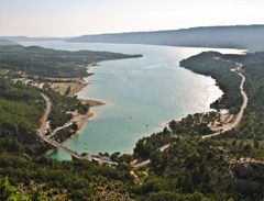 Lac de Sainte-Croix - Entrée des Gorges du Verdon