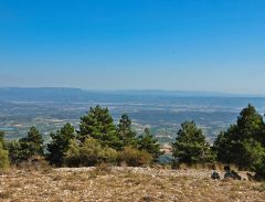 Montagne Sainte-Victoire vu du Mourre Nègre dans le Luberon